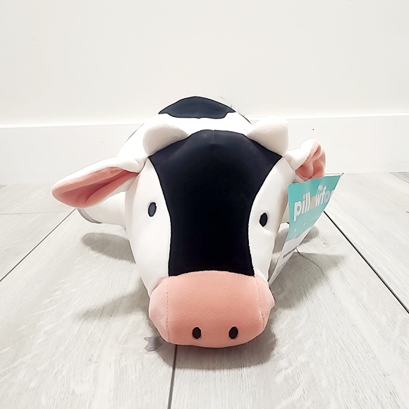 Cow Weighted Plush Throw Pillow - Pillowfort - Picture 2 of 6